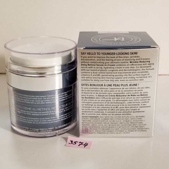 ✅NIB HELLO RESULTS WRINKLE-REDUCING DAILY RETINOL SERUM-IN-CREAM GOODBYE WRINKLE - Picture 4 of 9